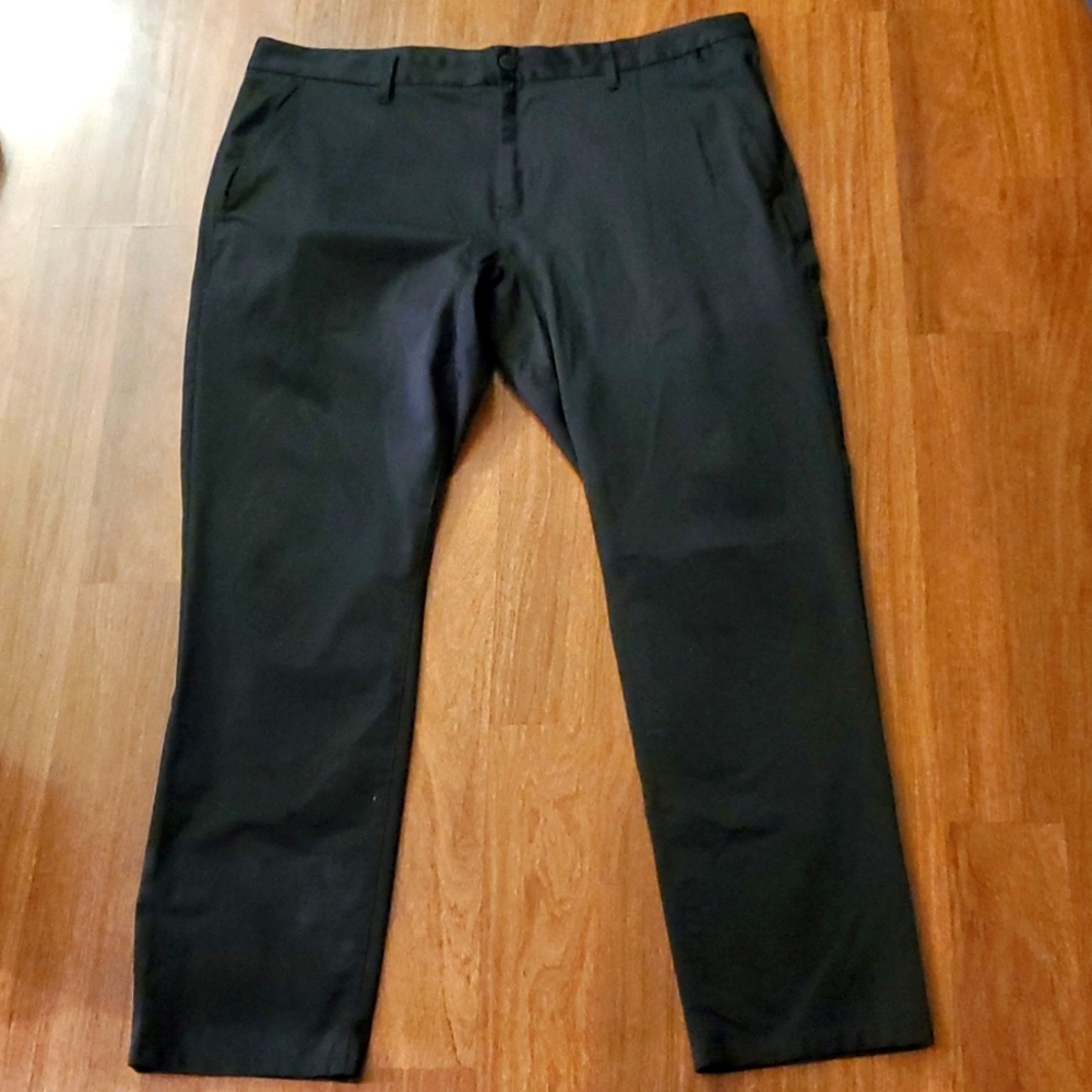 Taylrd Slim Fit Men's Navy Blue Casual Pants - Size 40W X 32L